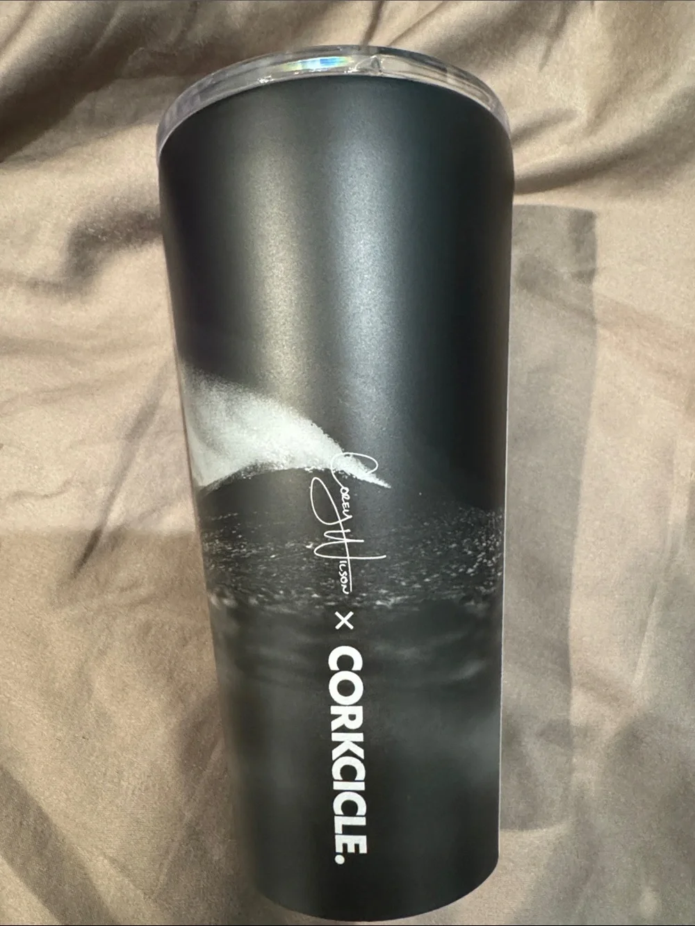 Corkcicle Matte Black 16oz Insulated Tumbler